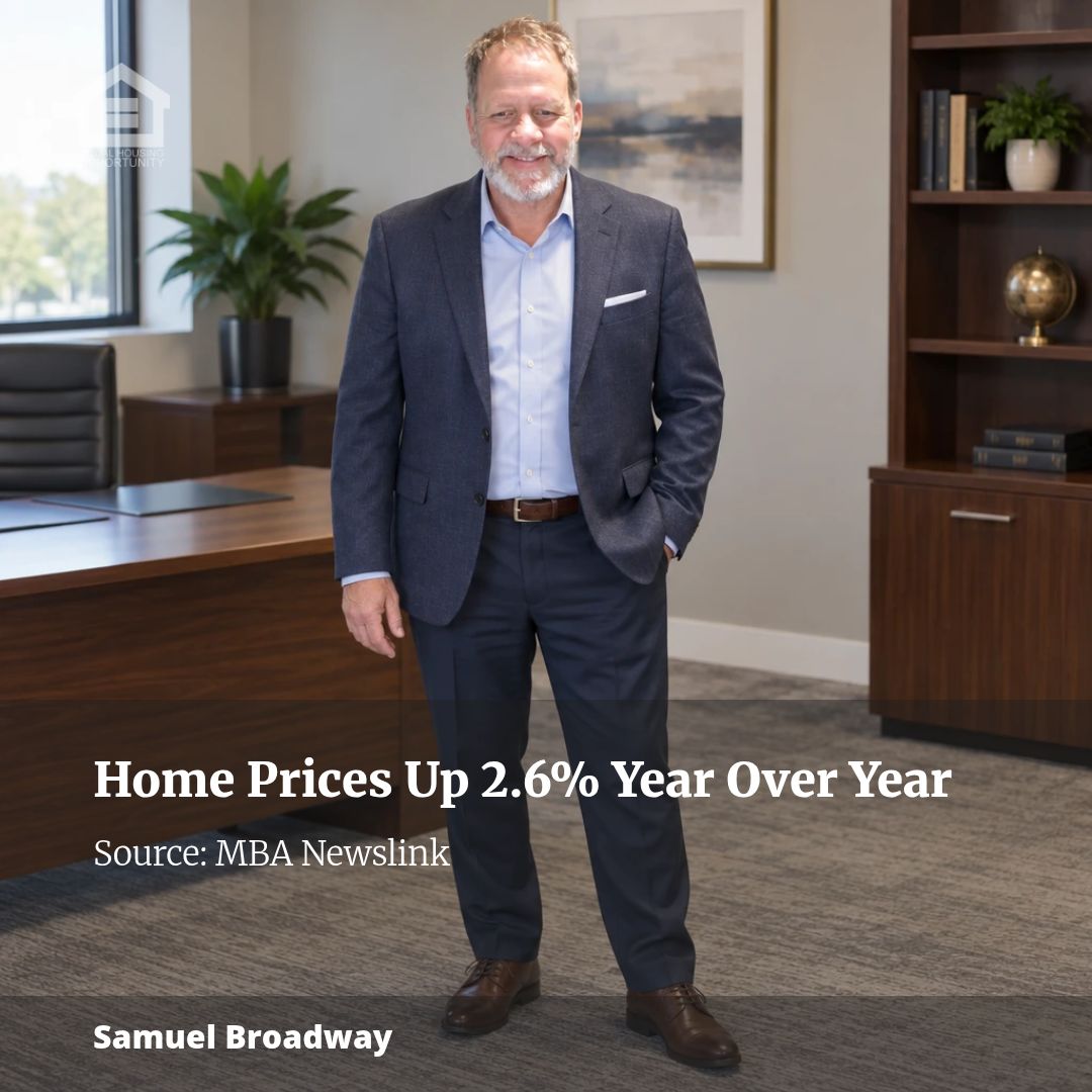 Home Prices Rise 2.6% YoY Despite Expanding Inventory